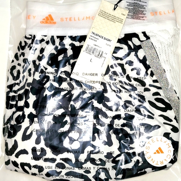 Adidas X Stella McCartney True Pace Multipurpose Shorts Sz L Women NWT - Picture 1 of 7